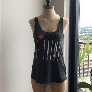 Spiritual Gangster Je Taime racerback tank